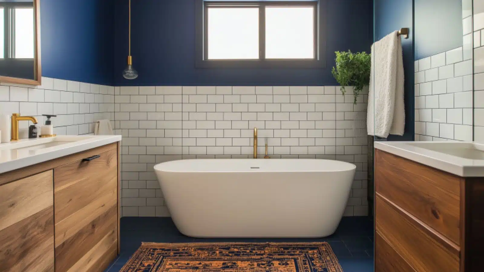 Bold Accent Wall Bathroom Wall Colors on a Budget: Affordable Paint Ideas That Pop
