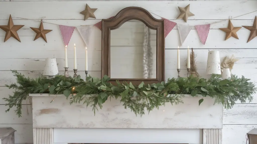 Cozy Farmhouse Patriotic Decor for Your Living Room: Timeless Americana with Rustic Charm