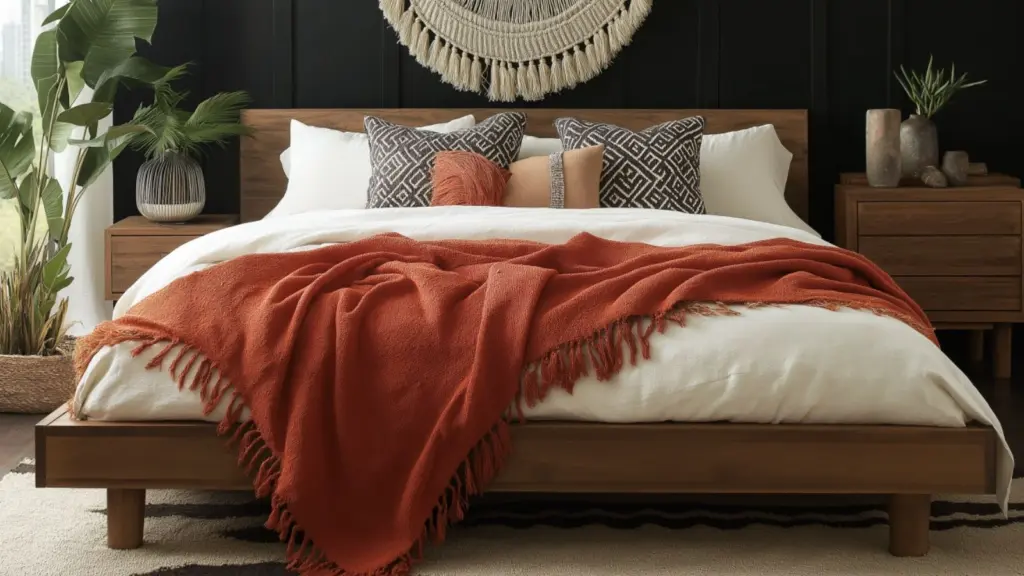 Modern Black Boho Bedroom Ideas for a Chic Look