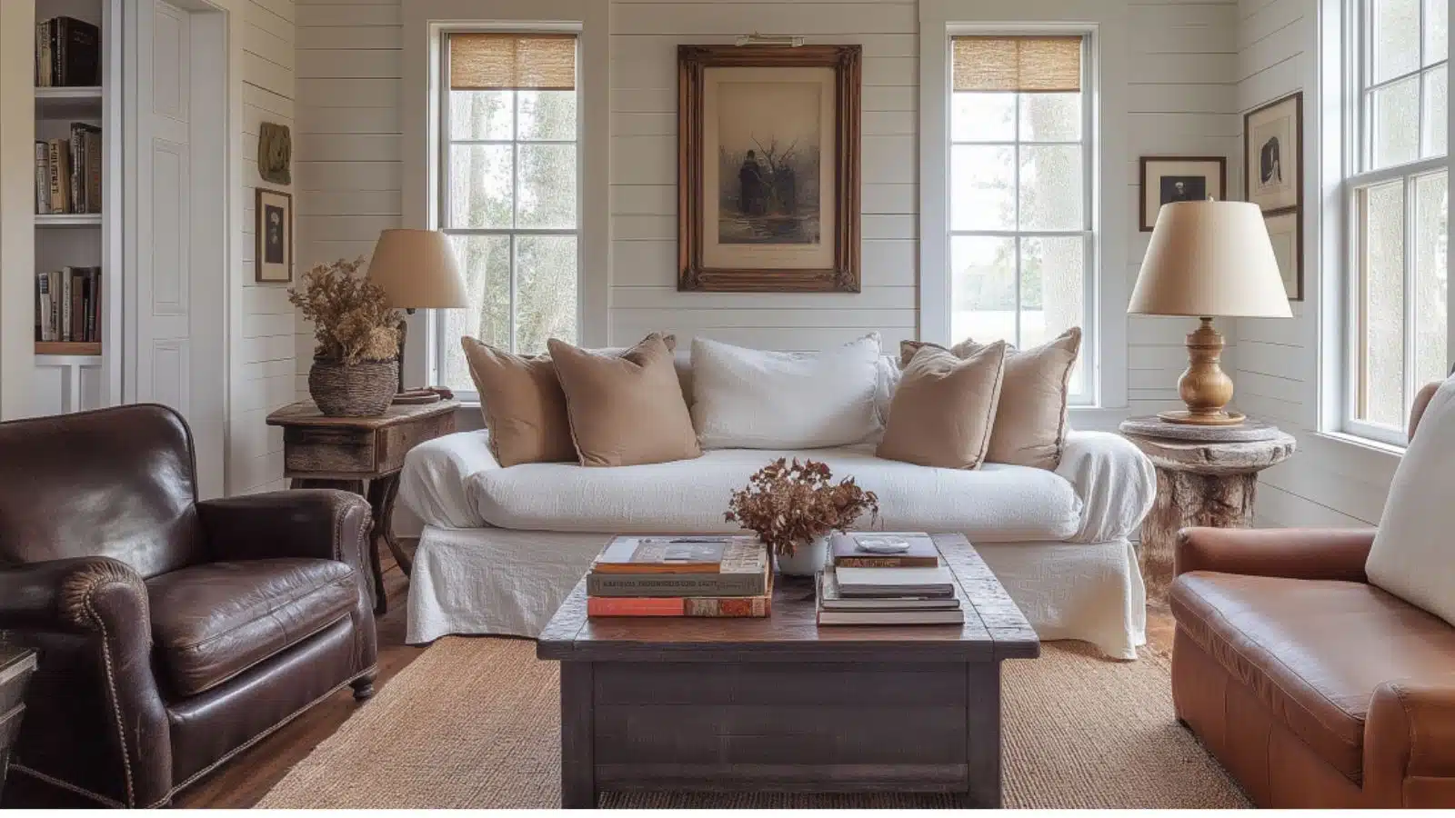 Rustic Southern Living Rooms with Vintage Touches