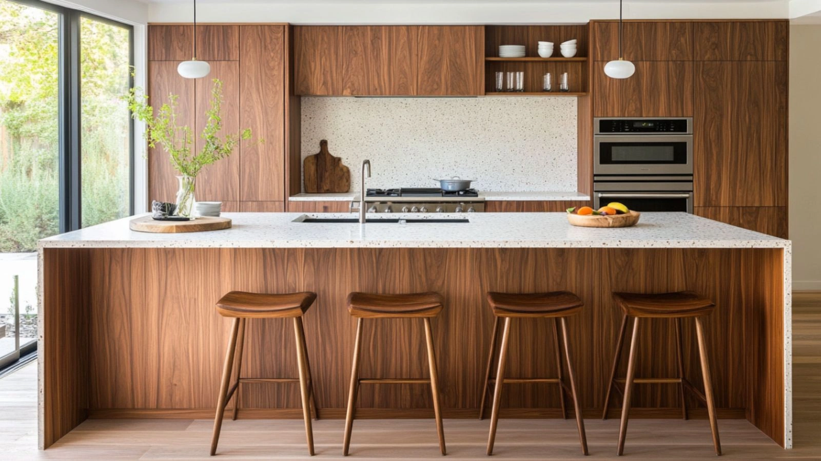 Modern Mid-Century Modern Kitchen Island Inspirations: Sleek Design Ideas for Stylish Functionality