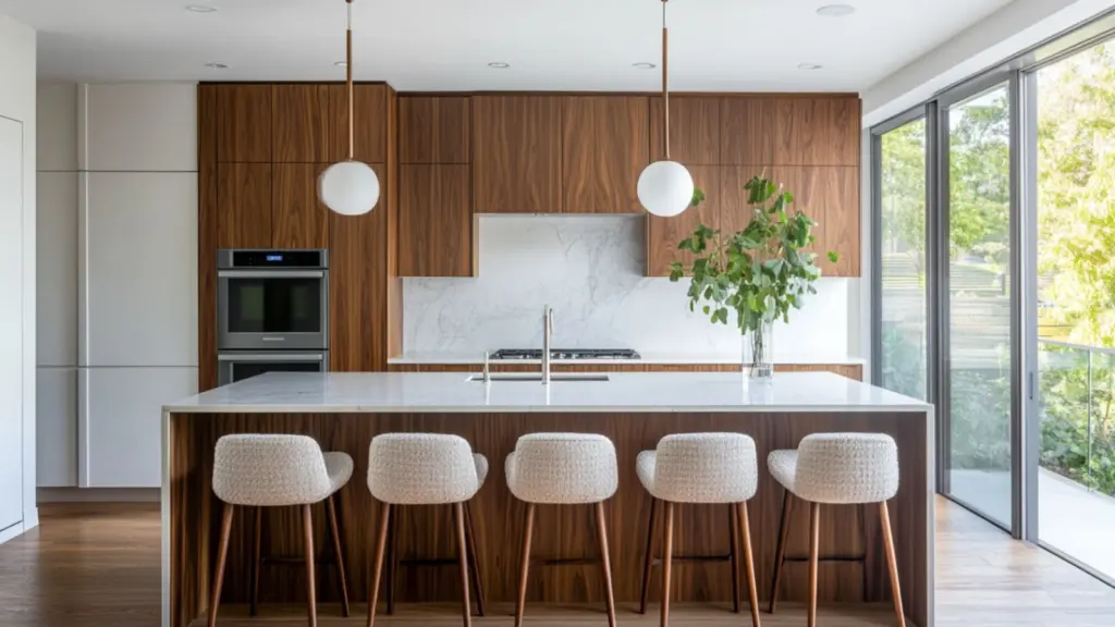 Modern Mid-Century Modern Kitchen Island Inspirations: Sleek Design Ideas for Stylish Functionality