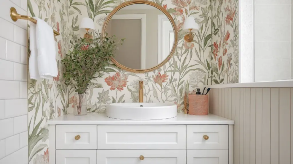 Budget-Friendly Small Bathroom Wallpaper Designs for a Stylish Refresh