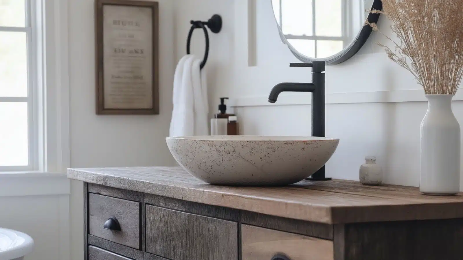 DIY Rustic Farmhouse Bathroom Projects You Can Do Today for a Cozy, Charming Look