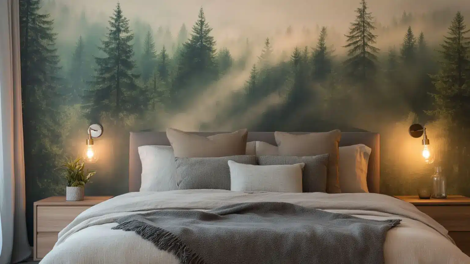 Forest Bedroom Wallpaper Ideas and Murals: Bring Nature’s Calm Into Your Private Oasis