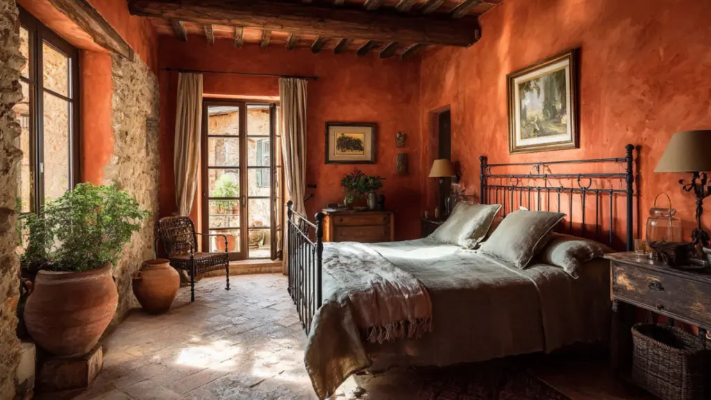 Serene Tuscan Bedroom Vibes for Peaceful Mornings: Rustic Charm Meets Relaxed Elegance