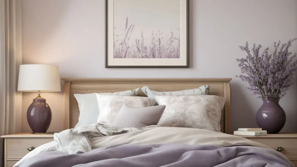 How to Style Purple Bedroom Decor with Neutrals