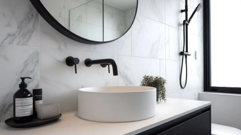 Minimalist Black and White Bathroom Decor Inspiration for a Sleek, Timeless Space