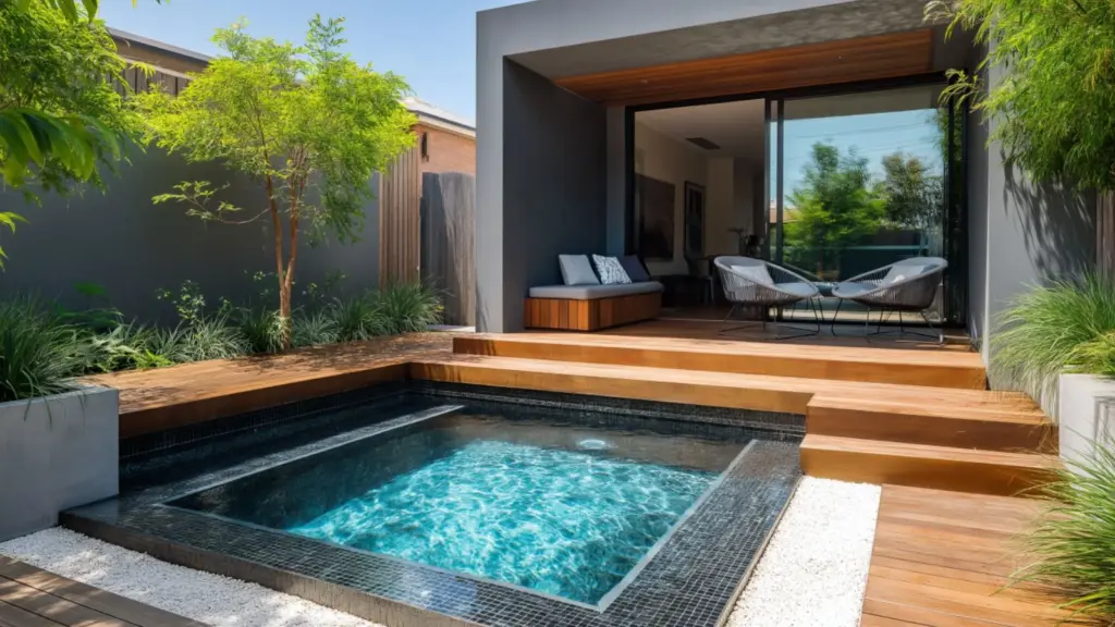 Modern Small Pool Ideas with Stylish Decking: Elegant Outdoor Designs for Compact Spaces