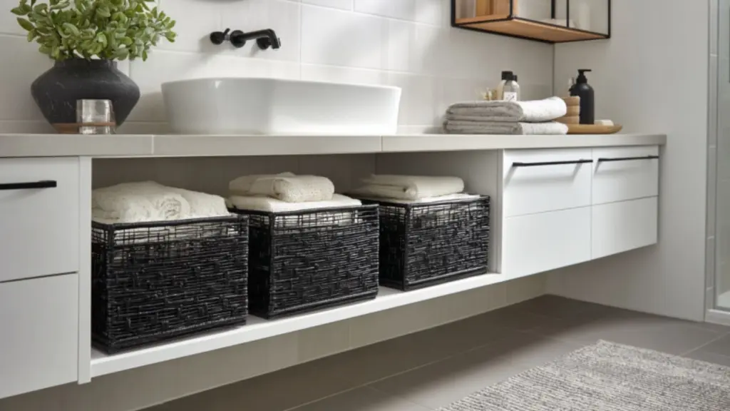 Minimalist Black and White Bathroom Decor Inspiration for a Sleek, Timeless Space