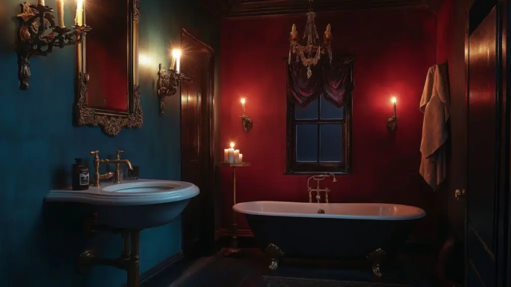 How to Style a Whimsigoth Bathroom with Celestial Accents