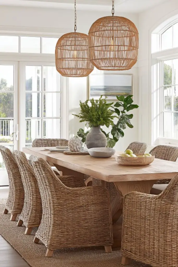 This Coastal Dining Room Style Feels Like a Vacation: Light, Breezy Ideas for Everyday Escapism