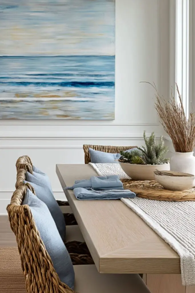 This Coastal Dining Room Style Feels Like a Vacation: Light, Breezy Ideas for Everyday Escapism