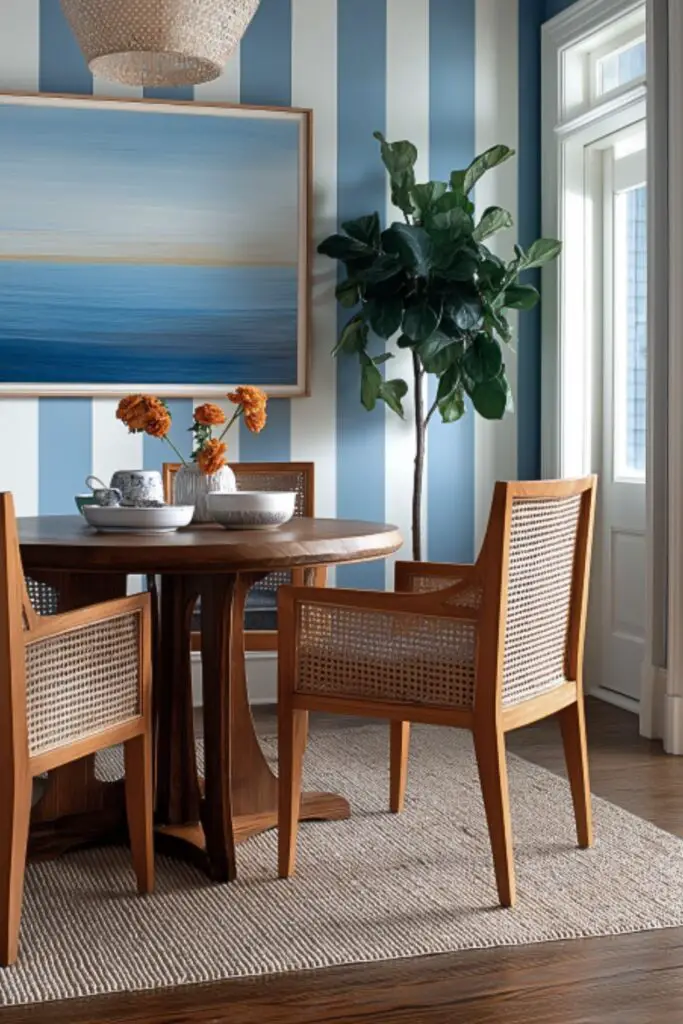DIY Blue Dining Room Accent Wall Ideas to Instantly Refresh Your Space