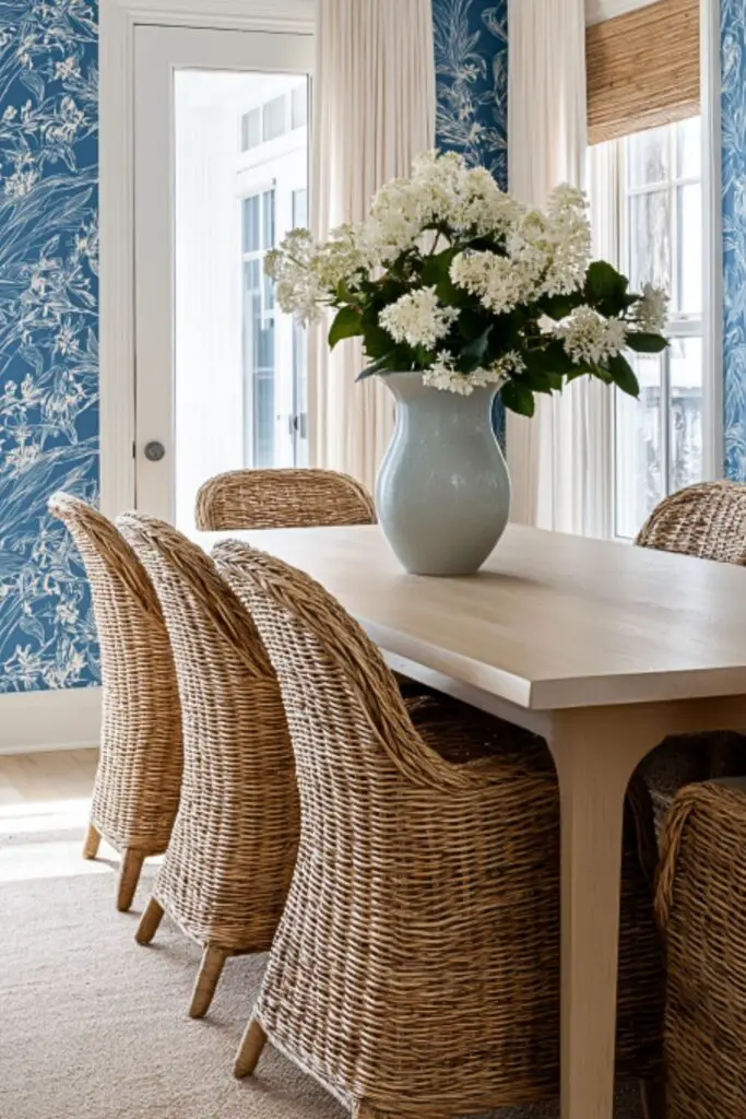 DIY Blue Dining Room Accent Wall Ideas to Instantly Refresh Your Space