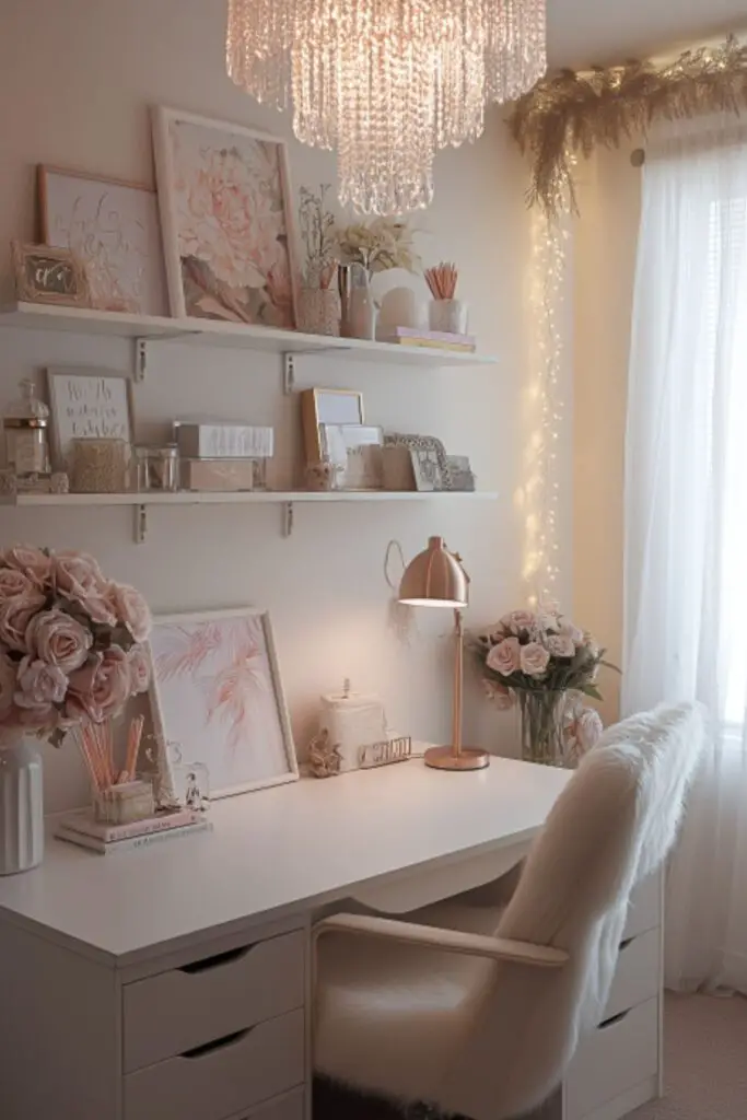 Cute Girly Office Room Ideas for Home Entrepreneurs: Stylish, Functional, and Insta-Worthy