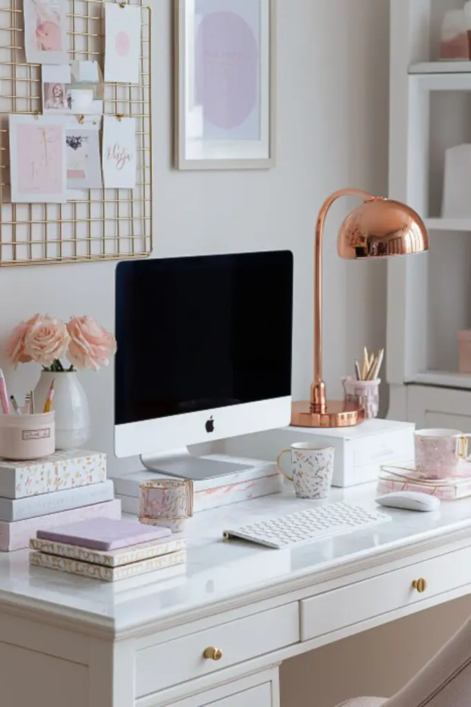 Cute Girly Office Room Ideas for Home Entrepreneurs: Stylish, Functional, and Insta-Worthy