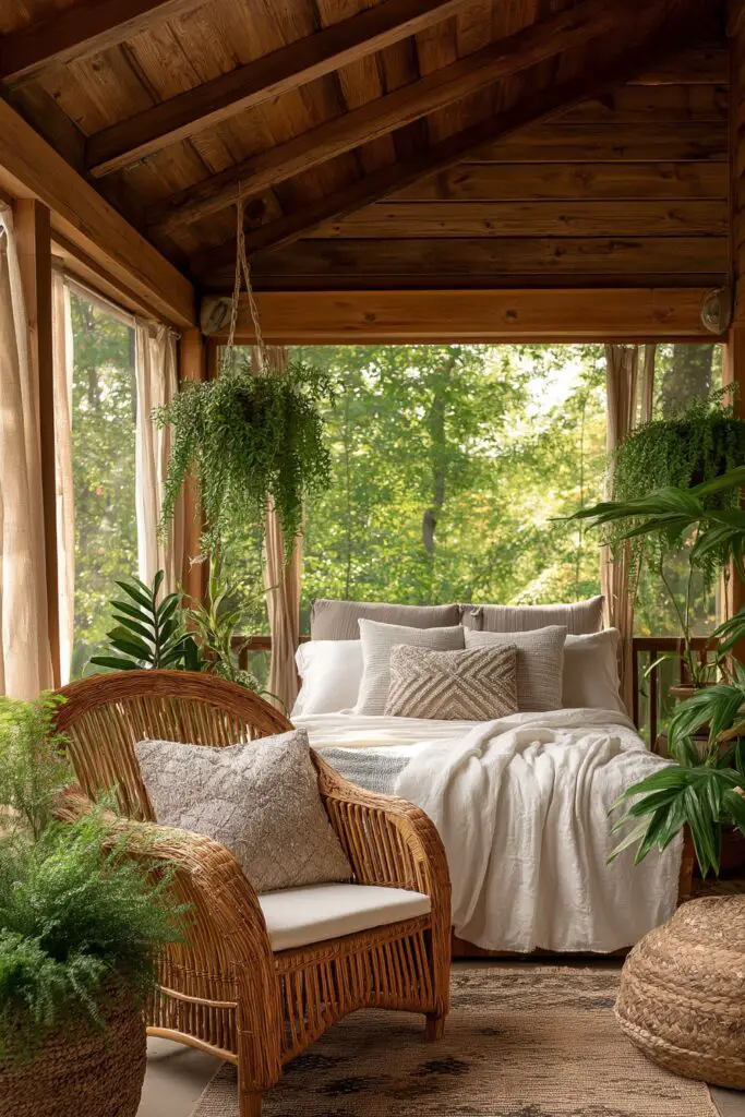 Turn Any Porch into a Peaceful Sleeping Porch Oasis with These Cozy Home Decor Ideas