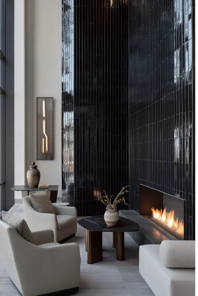 Black Fireplace Wall Ideas for Dramatic Focal Points That Elevate Any Living Space