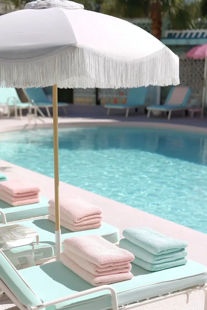 Cozy Outdoor Living with a Dreamy Vintage Pool Aesthetic: Timeless Ideas for a Stylish Backyard Retreat