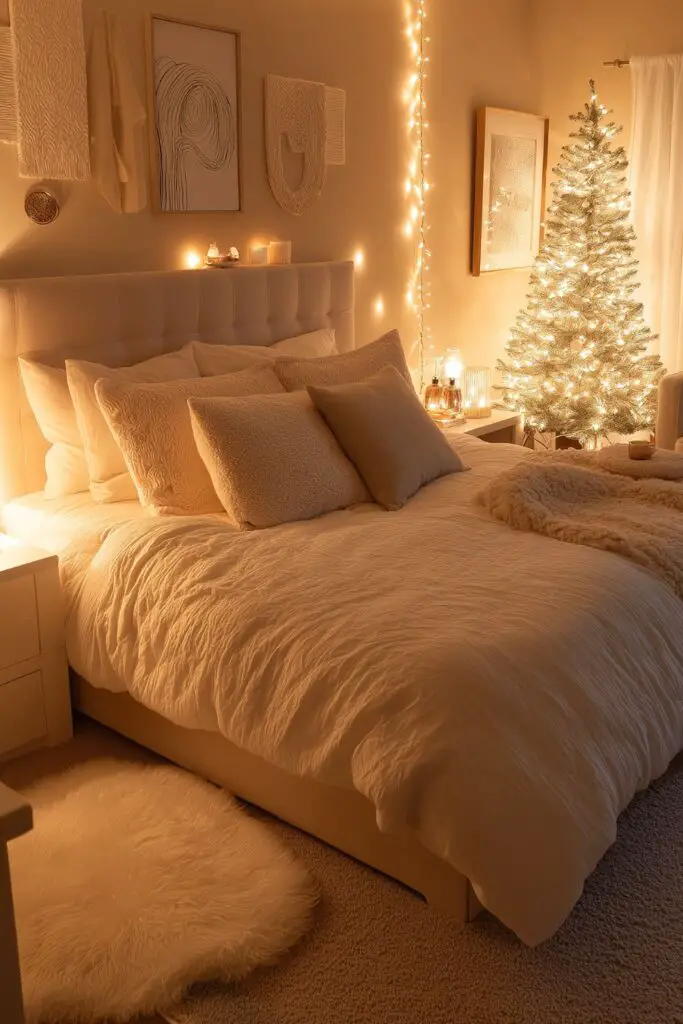 How to Transform Your Room Into a Magical Christmas Bedroom for the Holidays