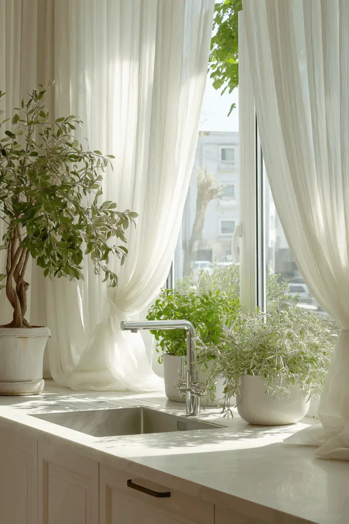 6 Kitchen Curtain Ideas Above Sink for a Bright, Airy Refresh