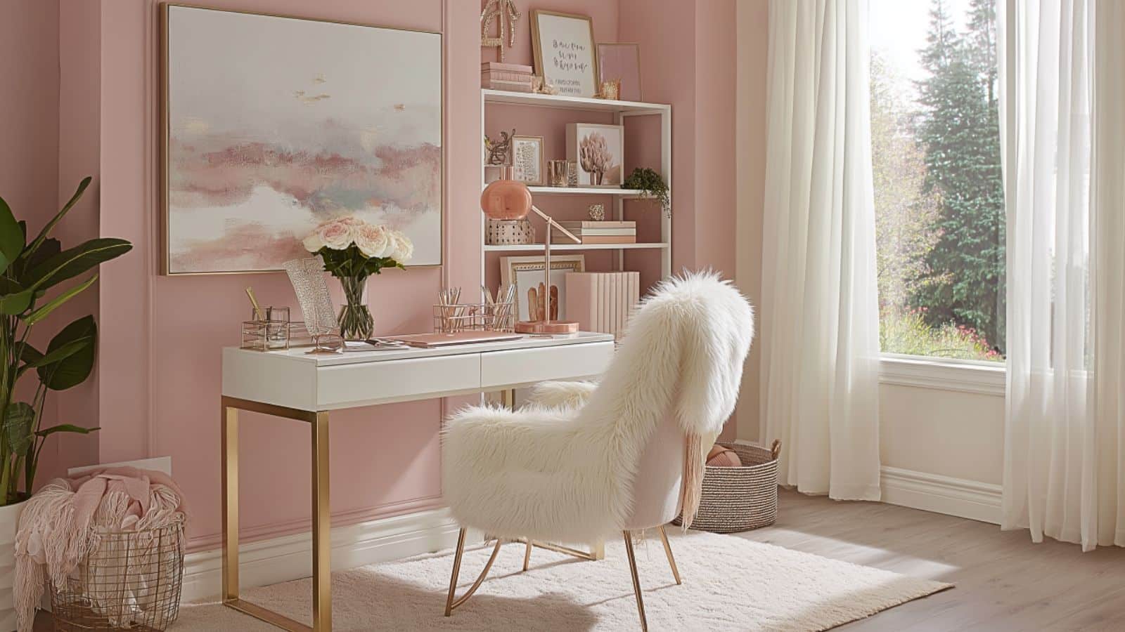 Cute Girly Office Room Ideas for Home Entrepreneurs: Stylish, Functional, and Insta-Worthy