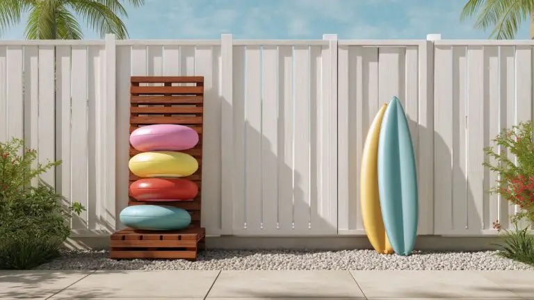 Easy Pool Float Storage Ideas: DIY Solutions with Pallets for a Tidy and Stylish Poolside