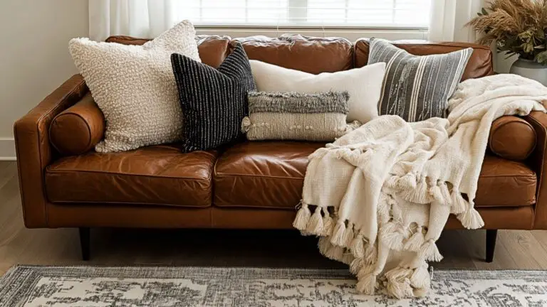 Affordable Leather Couch Living Room Decor Hacks That Look Expensive
